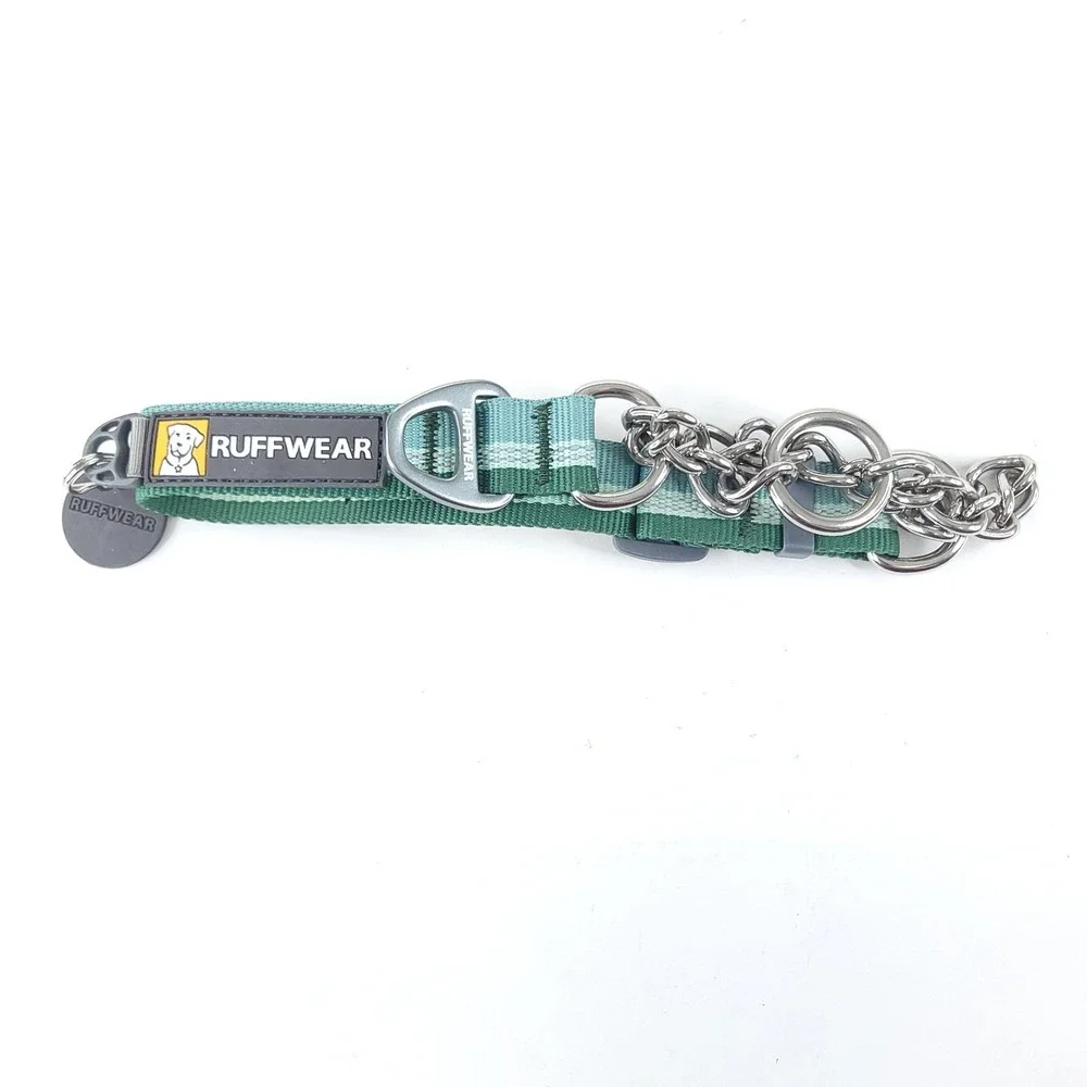 NWoT Ruffwear Chain Reaction Dog Collar Teal and Green 11-14 Inch